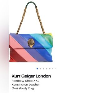 Kurt Geiger London Rainbow Shop XXL Shoulder/Crossbody